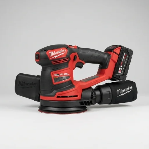 Milwaukee M18 FUEL Random Orbit Sander view 2