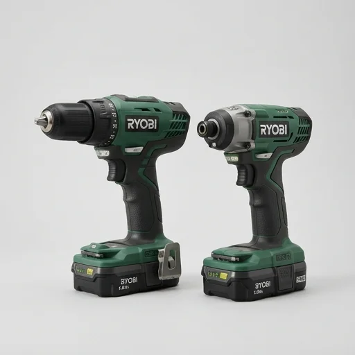 Ryobi ONE+ 18V Cordless Drill and Impact Driver Combo Kit view 3